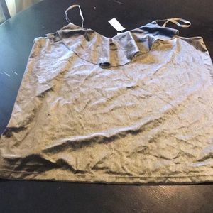 NWT / XL Dark Gray Old Navy Velvet feel Top 🌈